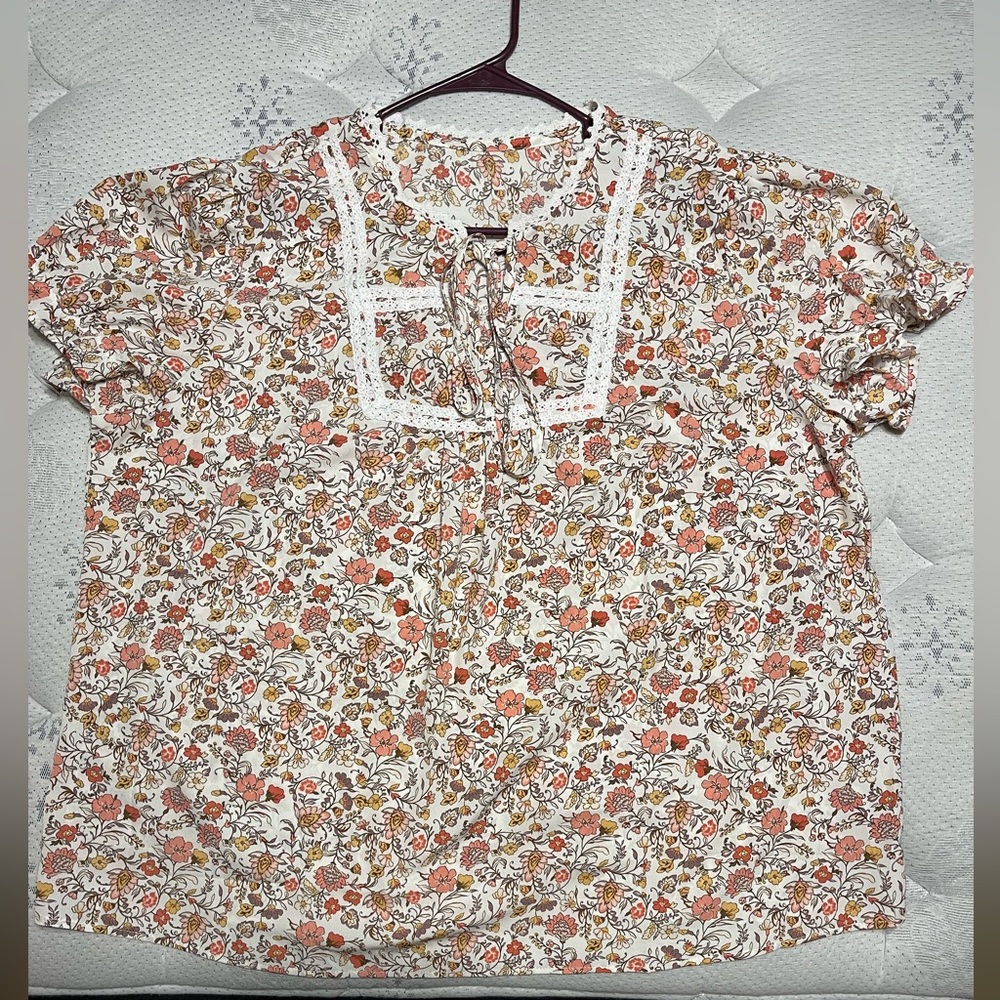 Floral Shirt 3X